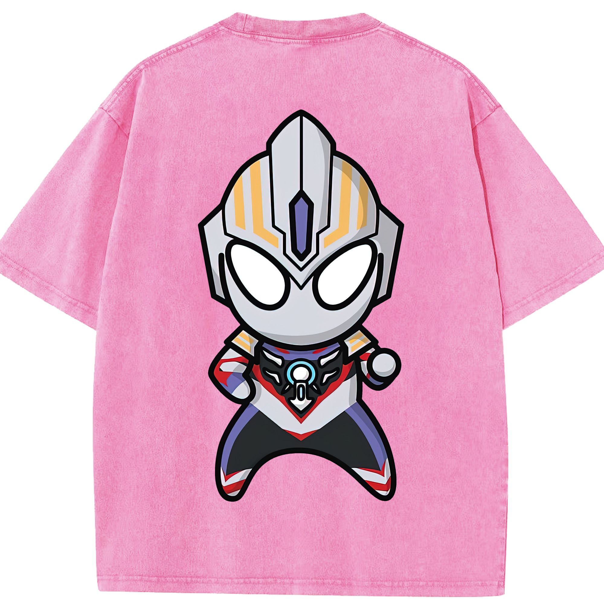 （画像用） ウルトラマン Ultraman 綿100% ヴィンテージ風 半袖Tシャツ（背面プリント）